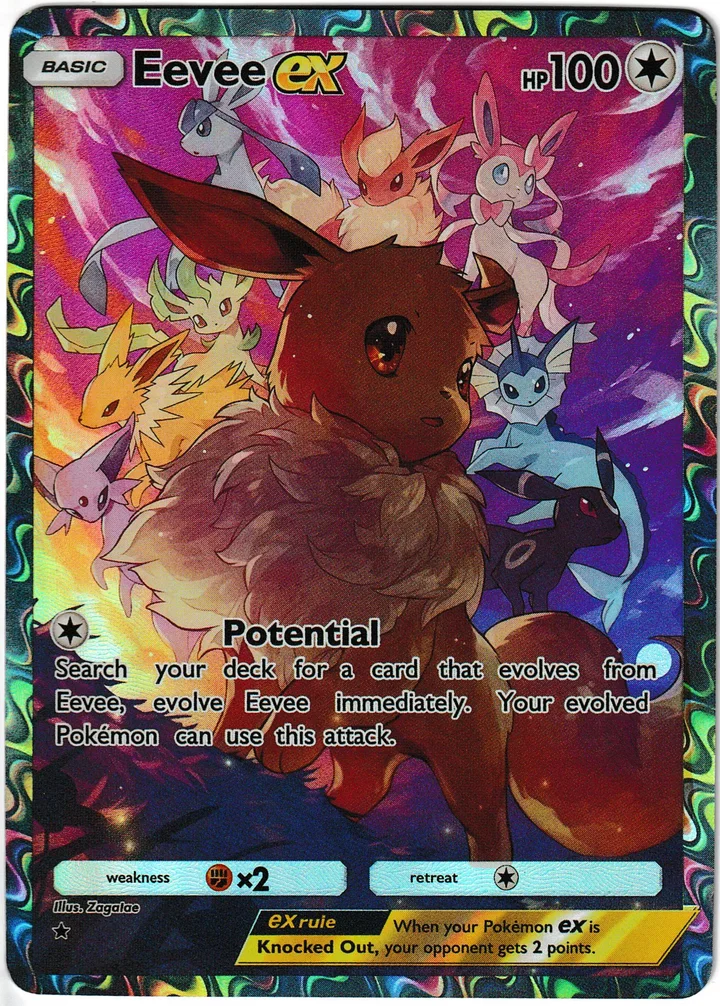 Custom Card Eevee ex – TG Vault Vault Drop