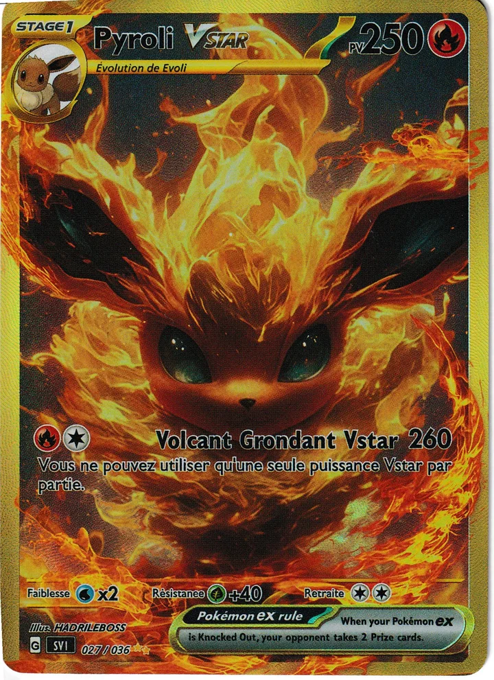 Custom Card Flareon VSTAR – TG Vault Vault Drop