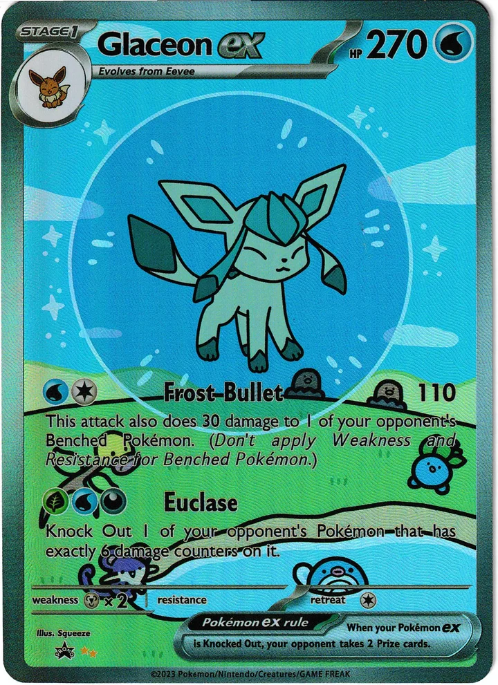 Custom Card Glaceon ex – TG Vault Vault Drop
