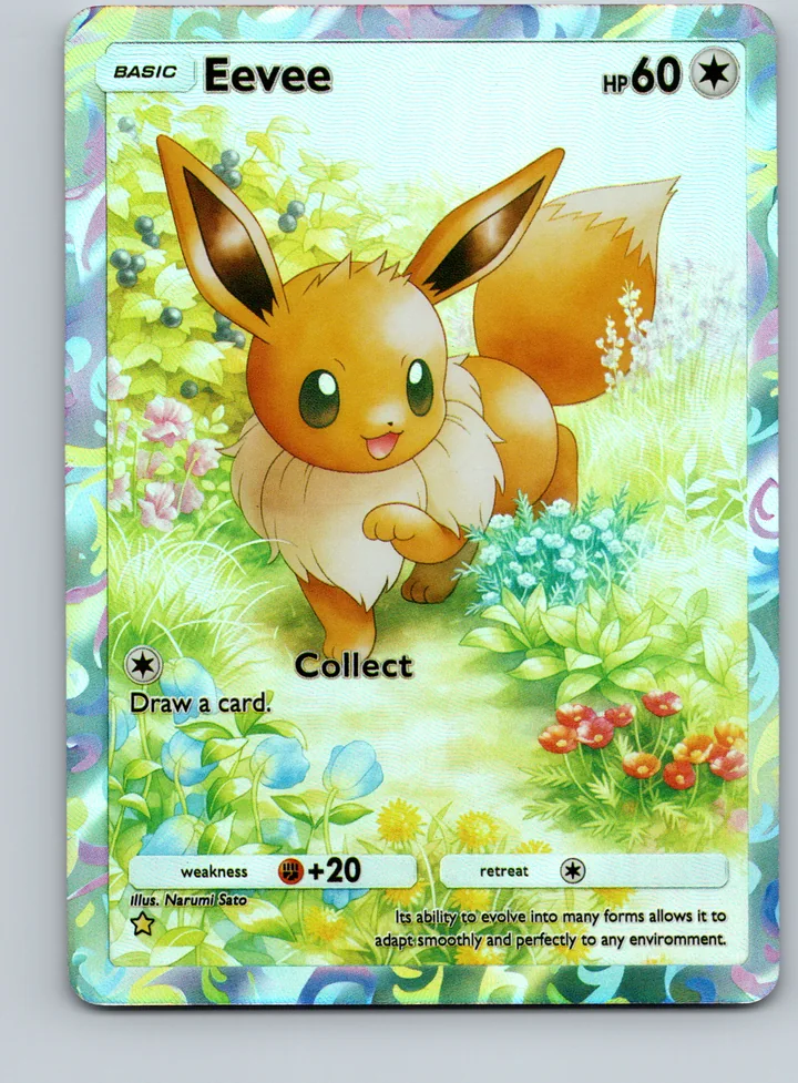 Pocket TCG Eevee Custom Card – TG Vault Vault Drop