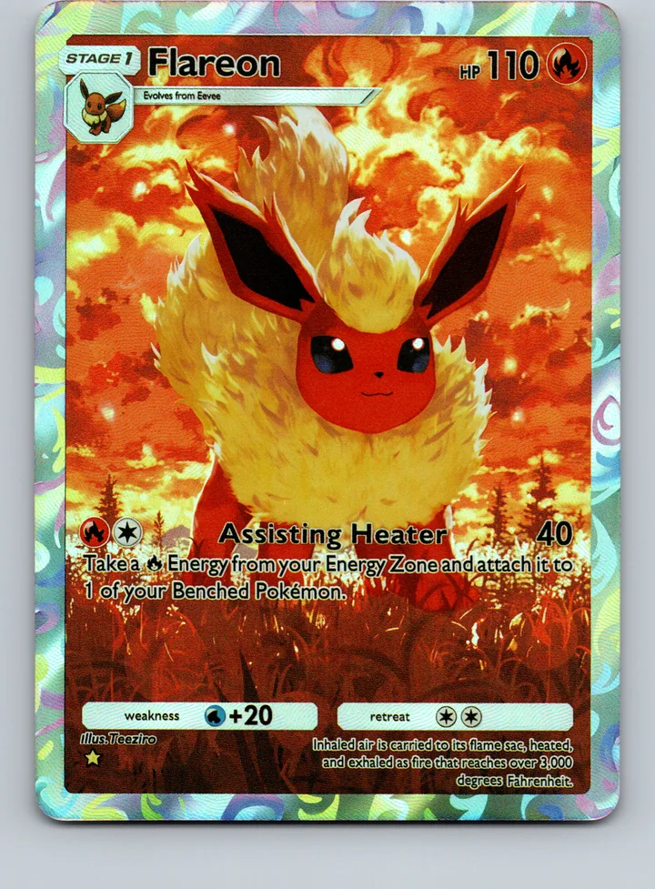 Pocket TCG Flareon Custom Card – TG Vault Vault Drop