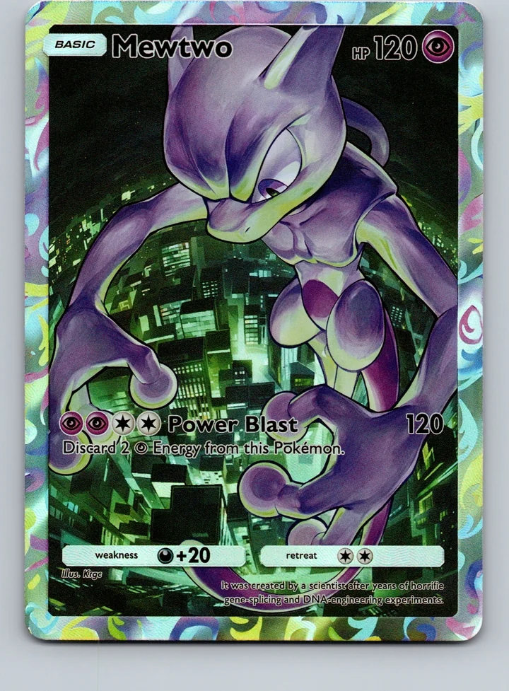 Pocket TCG Mewtwo Custom Card – TG Vault Vault Drop