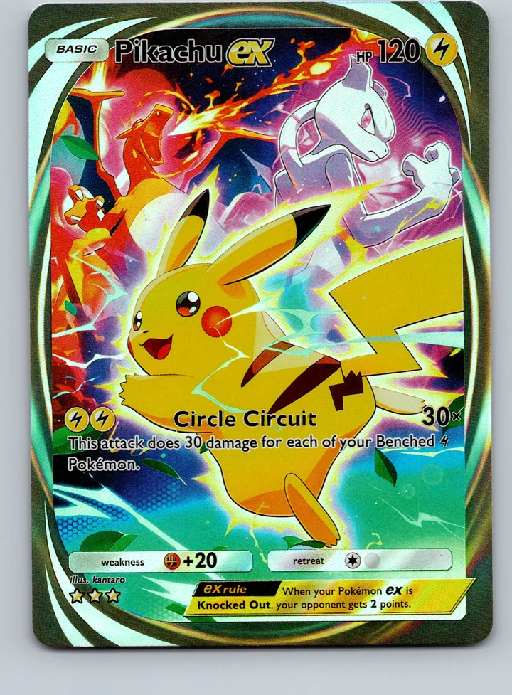 Pocket TCG Pikachu ex Custom Card – TG Vault Vault Drop