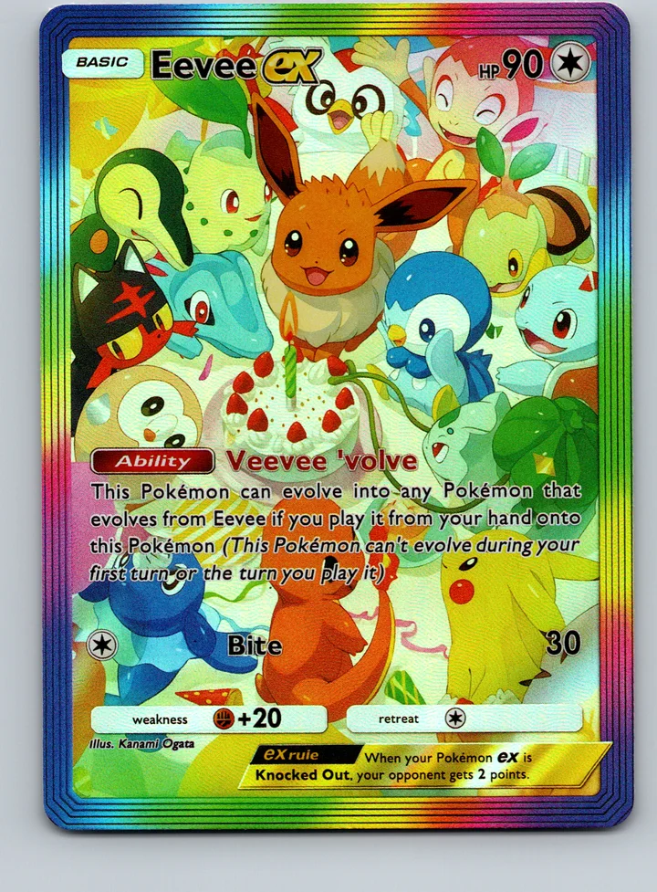 Pocket TCG Eevee ex Custom Card – TG Vault Vault Drop