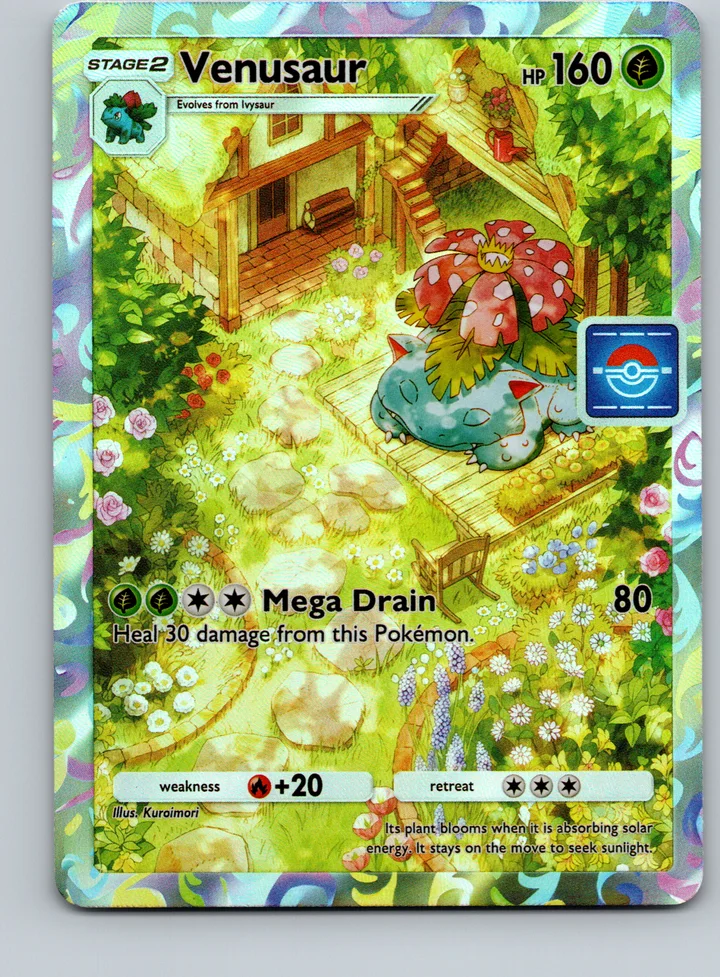 Pocket TCG Venusaur Custom Card – TG Vault Vault Drop