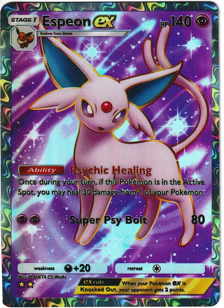 Pocket TCG Espeon ex Custom Card – TG Vault Vault Drop