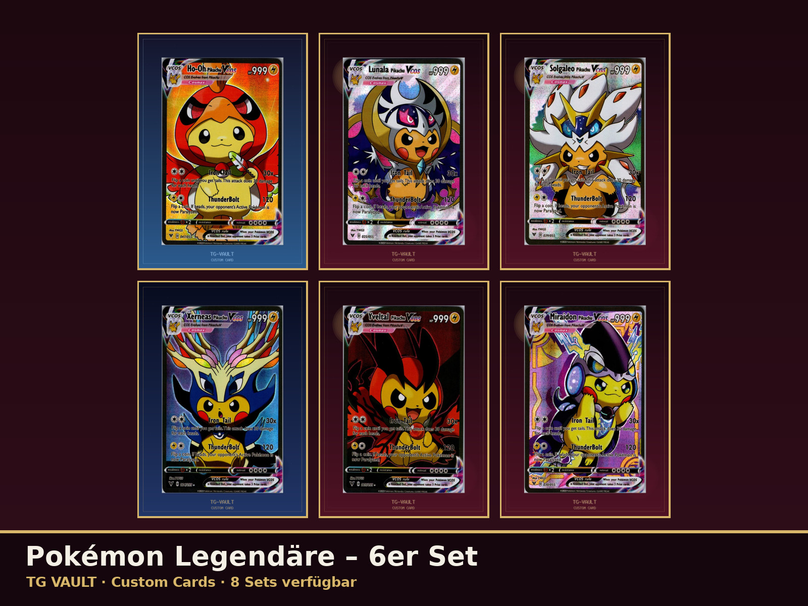 Pokémon Legendäre Set Custom Cards