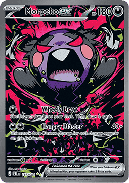 Morpeko-ex Special Illustration Rare PBL 117 aus Dunkelnacht