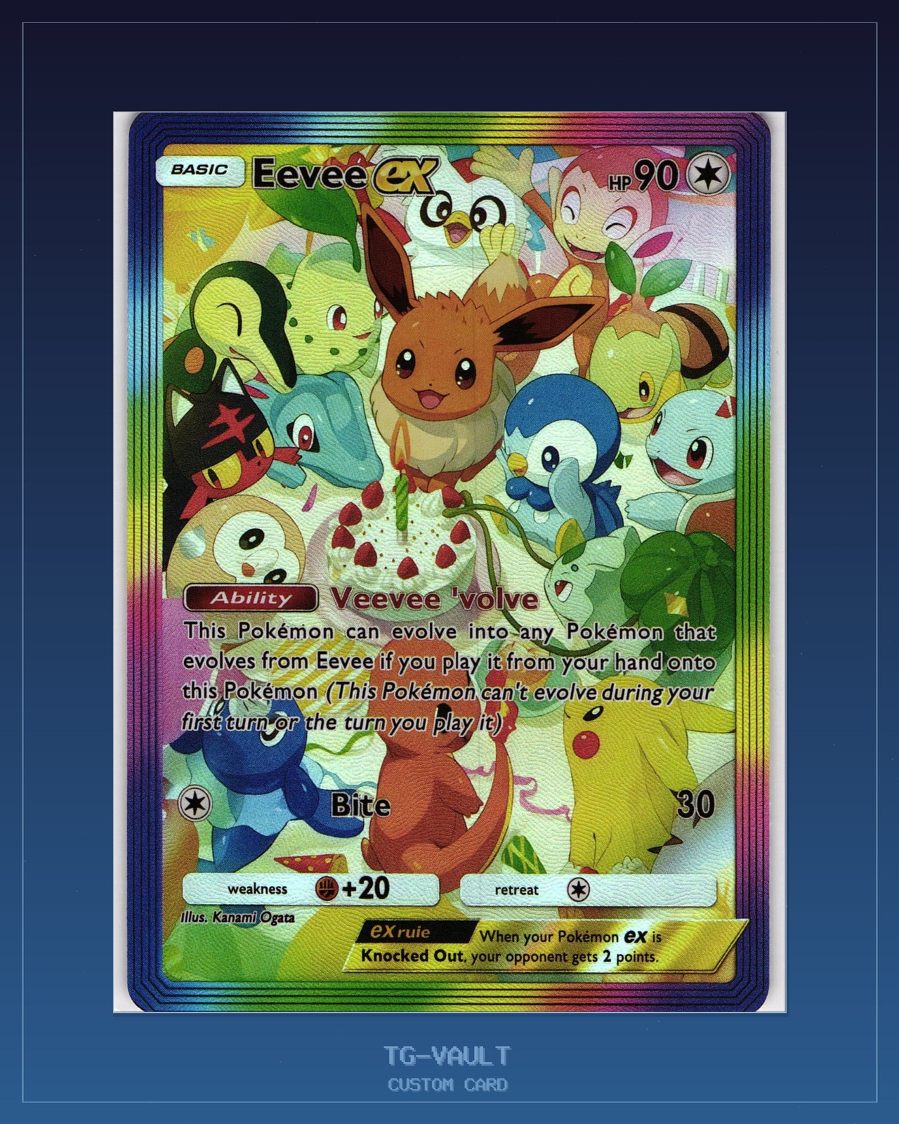 Evoli Custom Card Fan Art