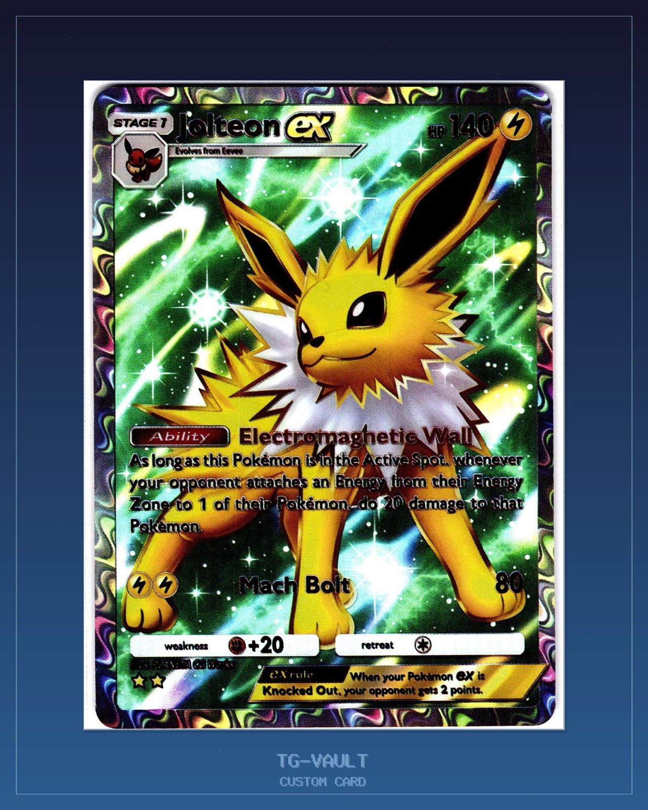 Blitza Jolteon Custom Card Fan Art