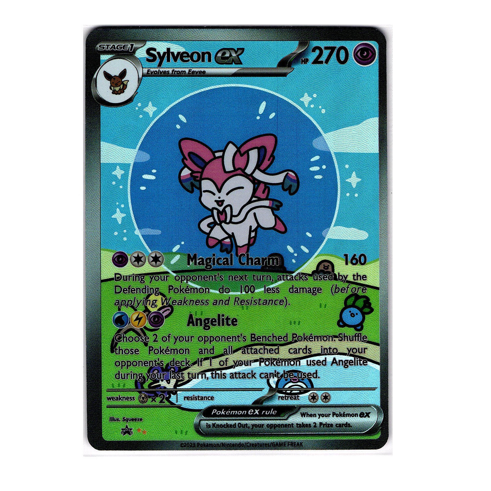 Bubble Style Custom Card Beispiel