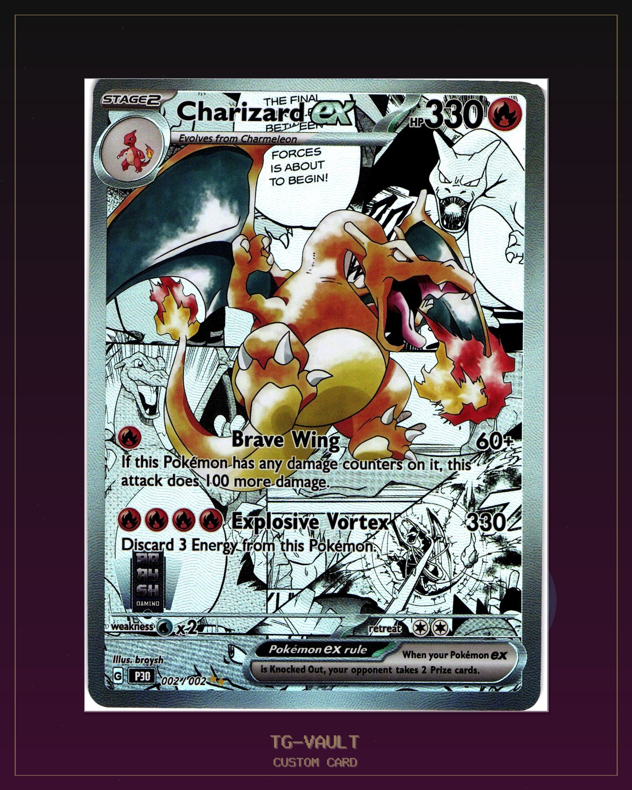 Comic Style Custom Card Beispiel