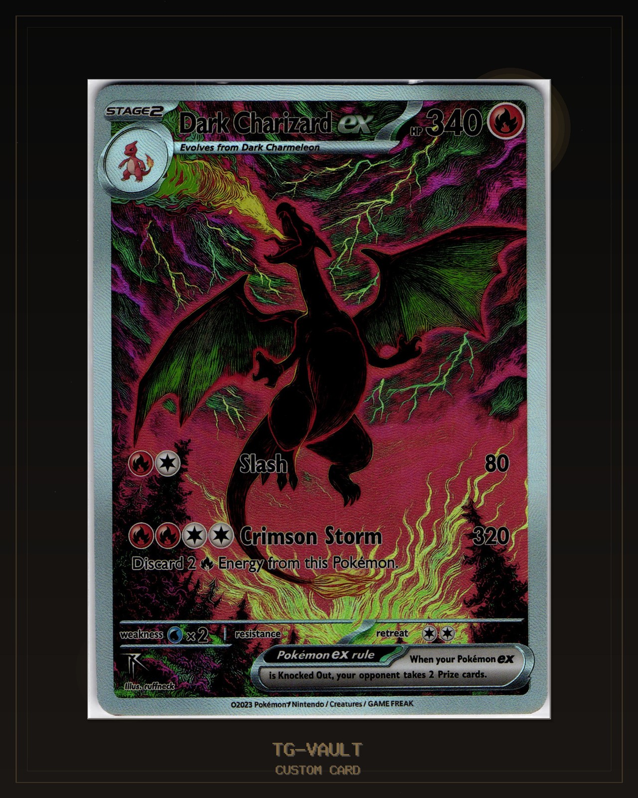Dark Series Custom Card Beispiel