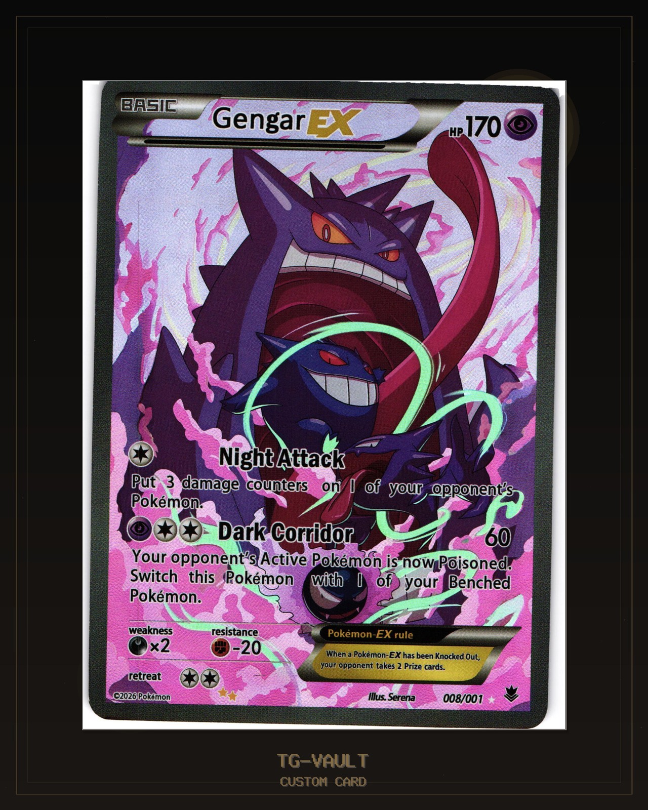 Ex Paper Art Custom Card Beispiel