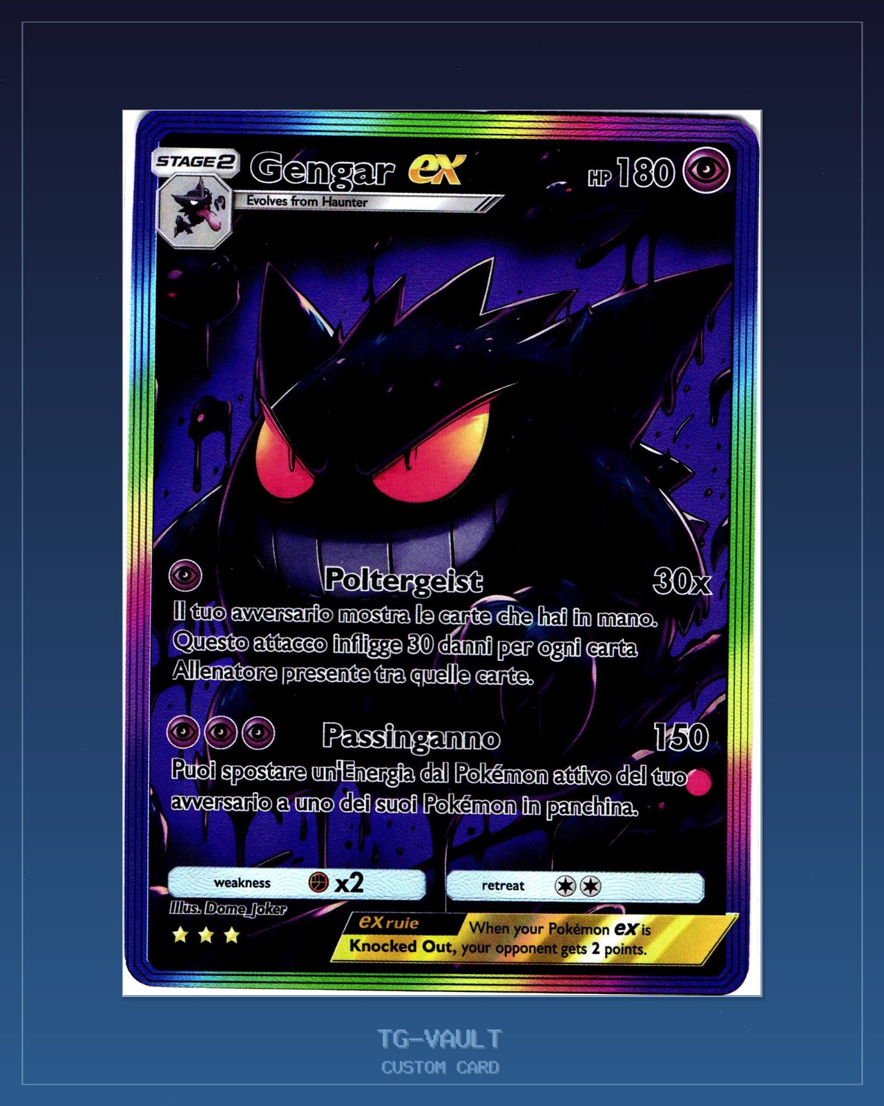 Pocket Style Custom Card Beispiel