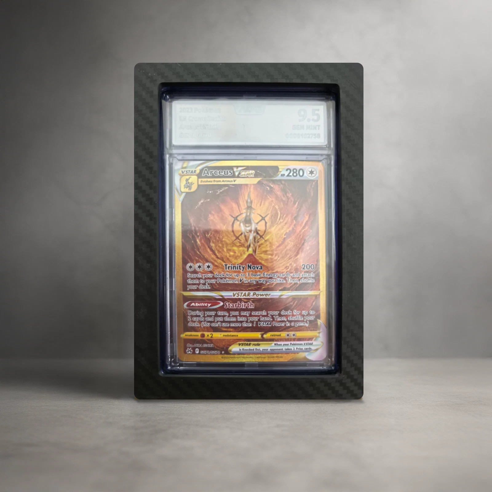 Wandhalterung für AOG Grading Case Pokémon Carbon-Look