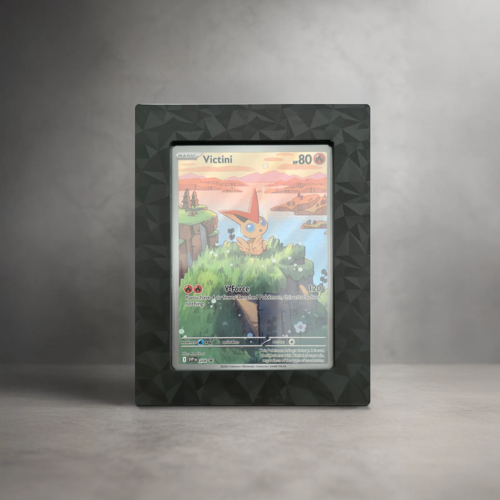 Wandhalterung für Pokémon-Karten Toploader Triangle Shattered Glass